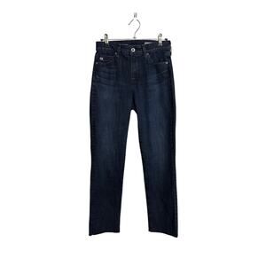 AG Adriano Goldschmied Jeans Womens 26 Dark Wash Mari High Rise Slim Straight